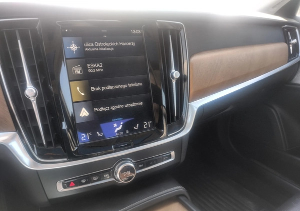 Volvo S90 cena 124900 przebieg: 119000, rok produkcji 2017 z Ostrołęka małe 562